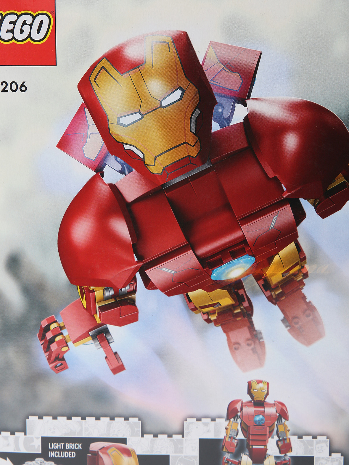 Lego красный конструктор lego super heroes 'фигурка железного человека ...