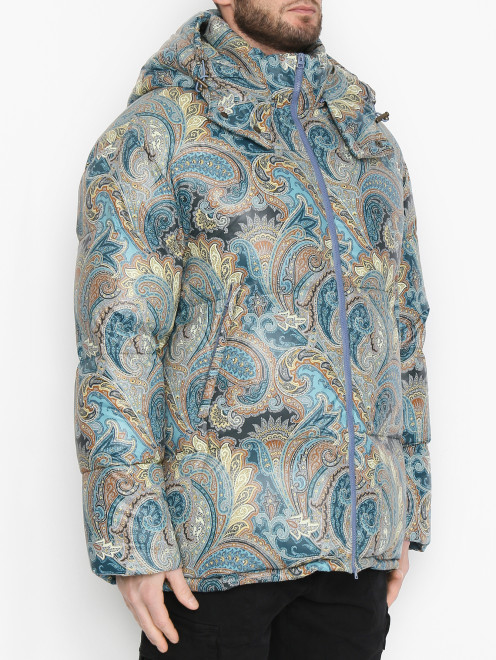 Куртка на молнии с узором Etro - МодельВерхНиз
