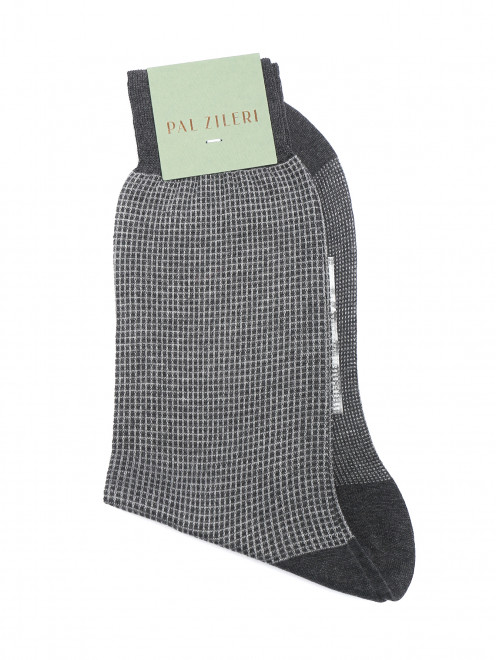Носки из хлопка с узором Pal Zileri - Общий вид