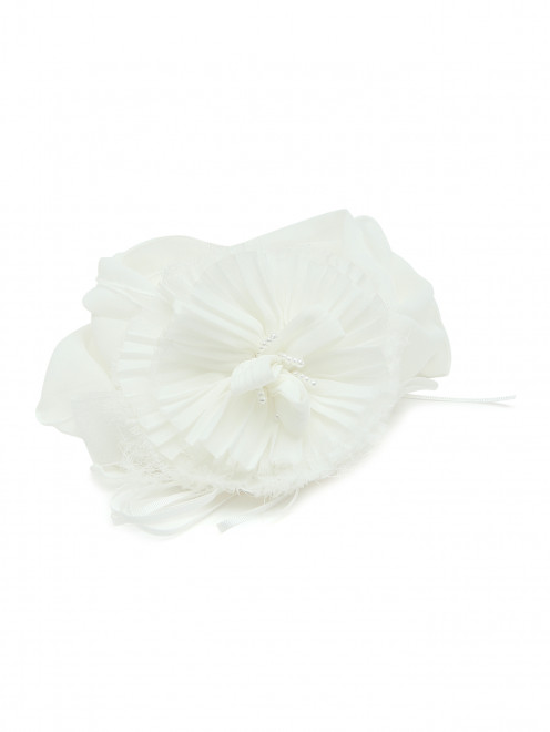 Пояс с декоративным цветком Aletta Couture - Общий вид