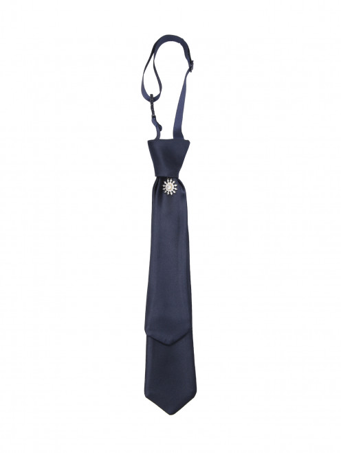 Атласный галстук с подвеской Aletta Couture - Обтравка1