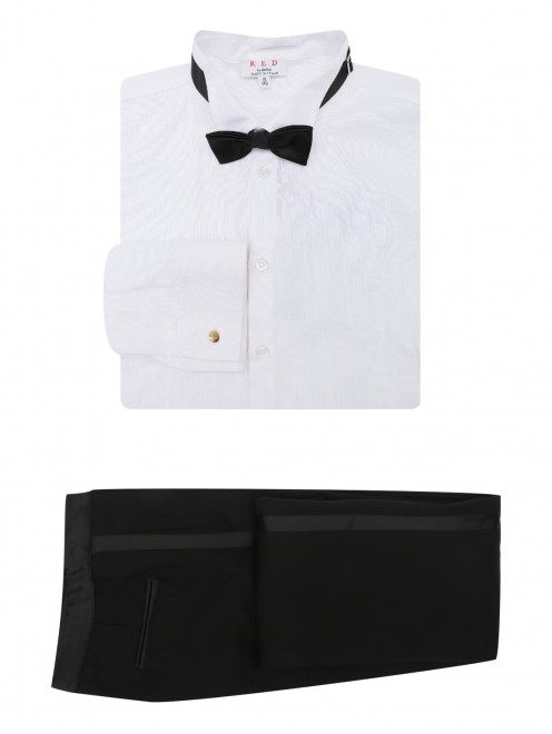 Комплект - костюм, галстук-бабочка, рубашка из хлопка Aletta - Общий вид