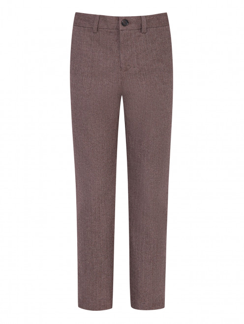 Хлопковые брюки с узором Dolce & Gabbana - Общий вид