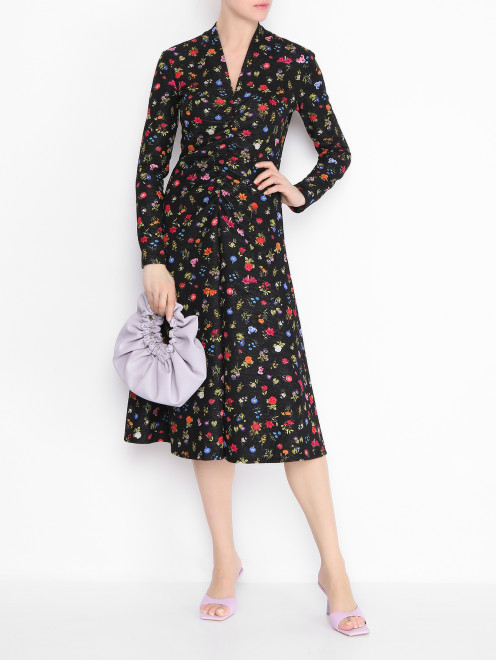 Платье-миди с цветочным узором Max&Co - МодельОбщийВид