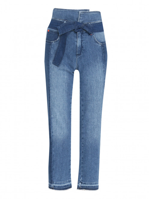 Комбинированные джинсы с поясом Max&Co - Общий вид