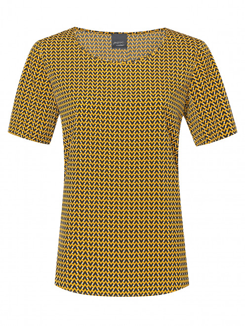 Блуза с графичным узором Persona by Marina Rinaldi - Общий вид