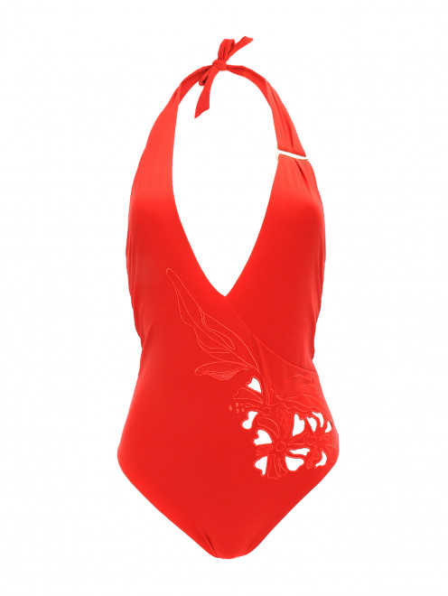 Слитный купальник с декоративной вышивкой La Perla - Общий вид