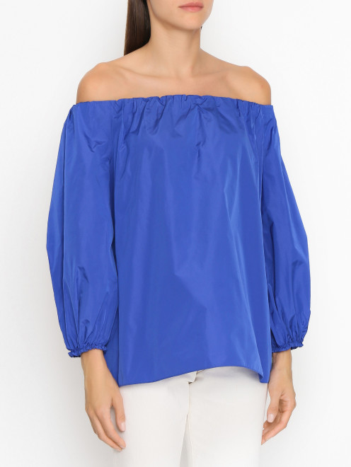 Блуза свободного кроя с рукавами-буффами Max Mara - МодельВерхНиз