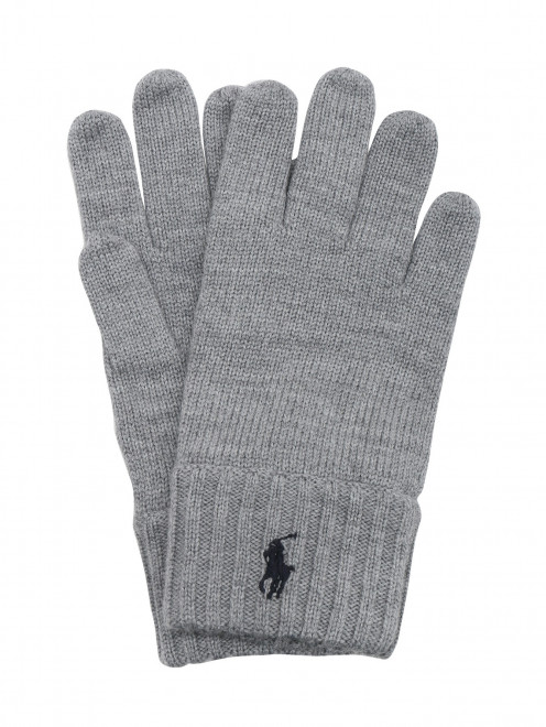 Шерстяные перчатки мелкой вязки Ralph Lauren - Общий вид