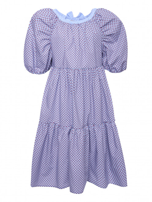 Платье с узором из хлопка Il Gufo - Общий вид