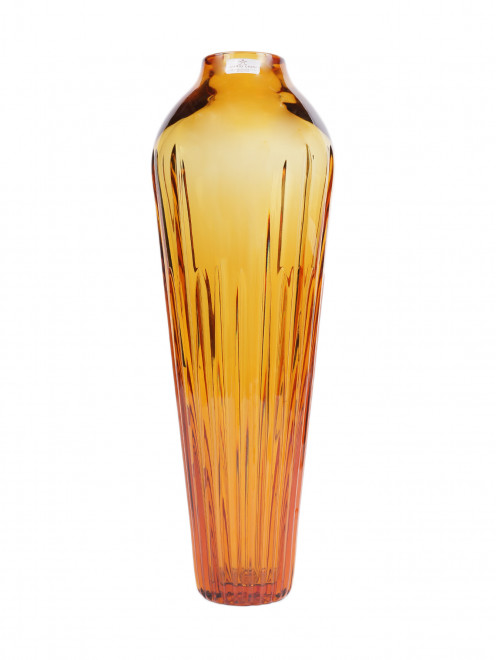 Высокая ваза из цветного стекла Mario Cioni - Обтравка1
