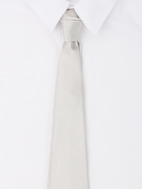 Однотонный галстук из шелка Pal Zileri - МодельОбщийВид