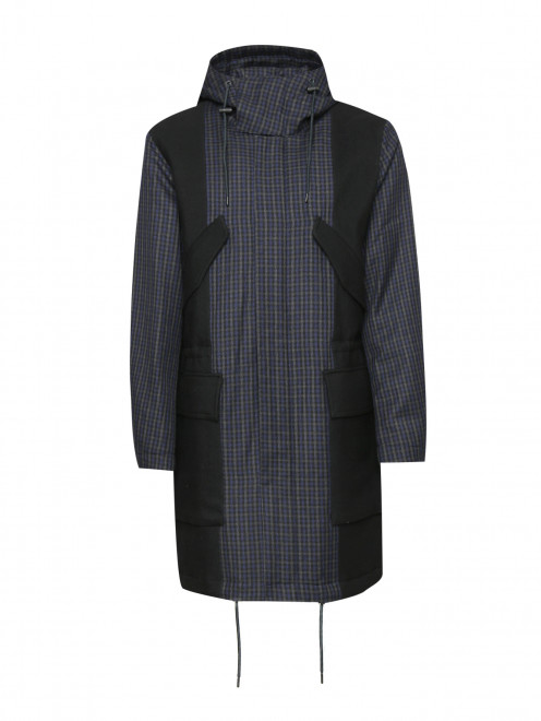 Куртка из шерсти на молнии с накладными карманами Paul Smith - Общий вид