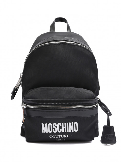 Рюкзак из текстиля с принтом Moschino - Общий вид