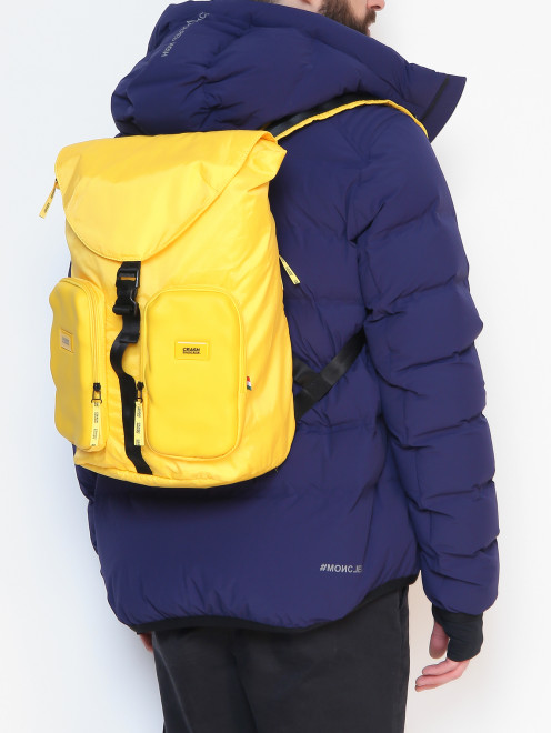 Рюкзак из текстиля с накладными карманами Crash Baggage - МодельВерхНиз