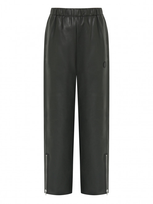 Широкие брюки на резинке с карманами MM6 - Общий вид