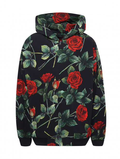Толстовка с цветочным узором Dolce & Gabbana - Общий вид