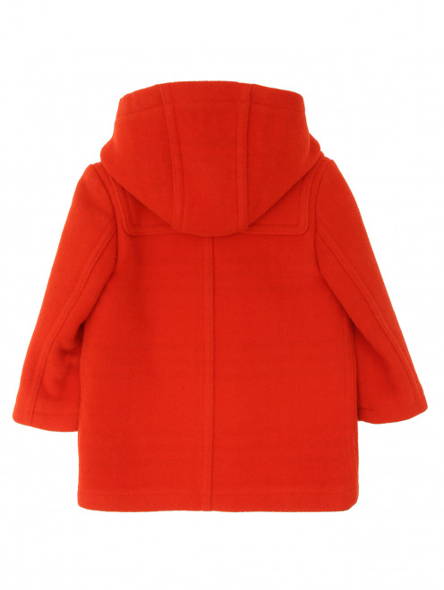 Пальто из шерсти с накладными карманами Burberry - Обтравка1