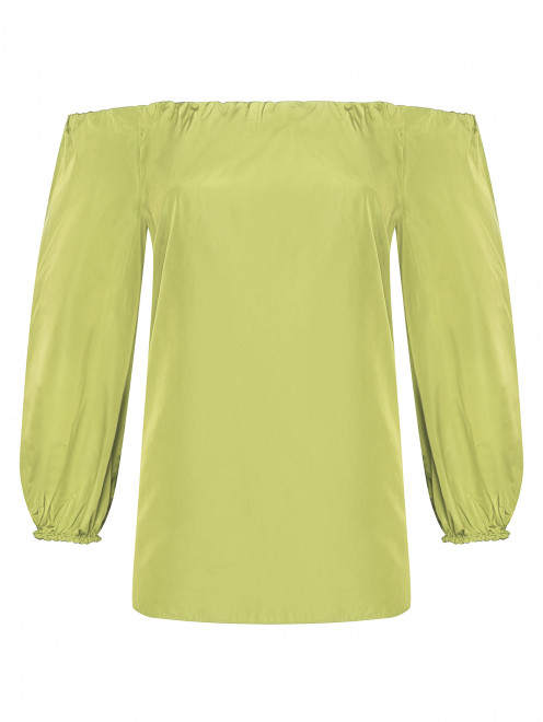 Блуза свободного кроя с рукавами-буффами Max Mara - Общий вид